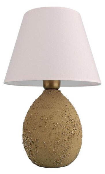 Stolná lampa RAMZES 1xE27/40W/230V biela/hnedá