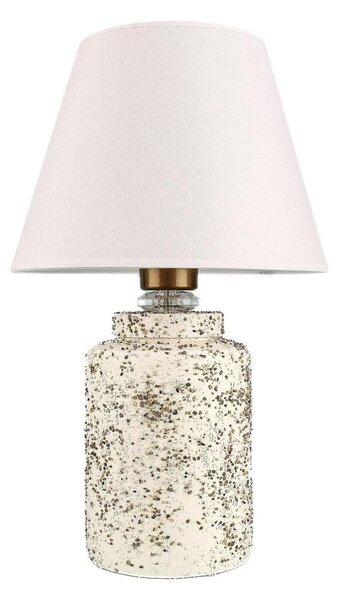 Stolná lampa RAMZES 1xE27/40W/230V biela/béžová