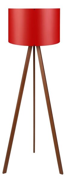 Stojacia lampa AYD 1xE27/40W/230V červená/hnedá