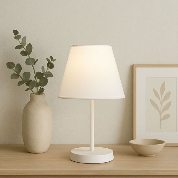 Stolná lampa AYD 1xE27/40W/230V biela