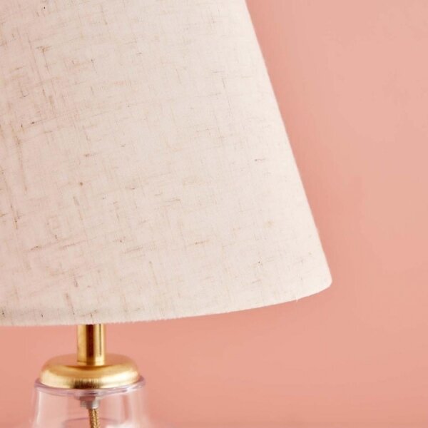 Stolná lampa AYD 1xE27/40W/230V krémová/číra