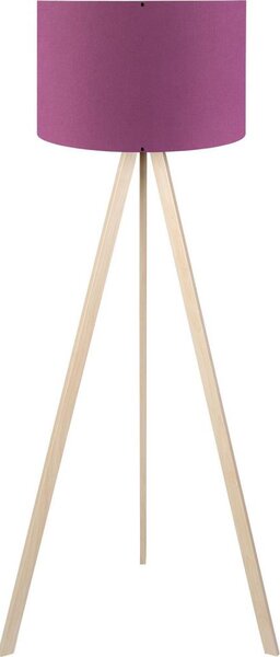Stojacia lampa AYD 1xE27/40W/230V fialová/béžová