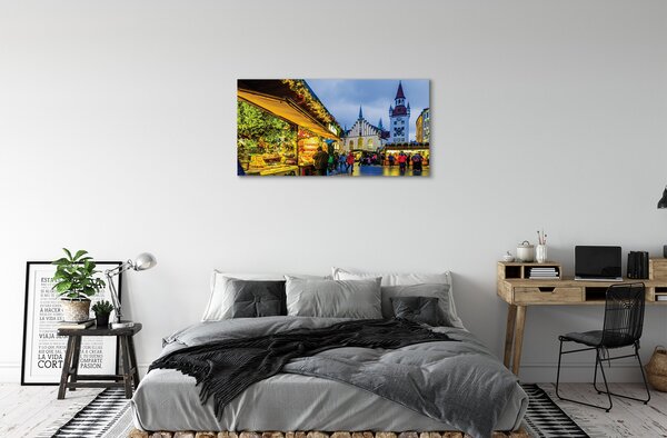 Obraz na plátne Nemecko Old Market prázdniny 100x50 cm