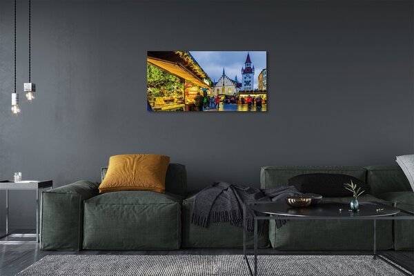 Obraz na plátne Nemecko Old Market prázdniny 100x50 cm