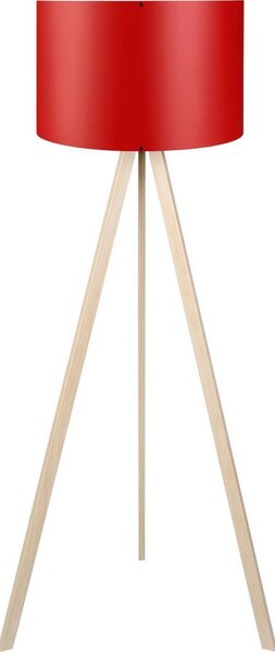 Stojacia lampa AYD 1xE27/40W/230V červená/béžová
