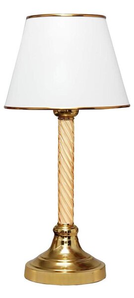 Stolná lampa AYD 1xE27/40W/230V biela/zlatá