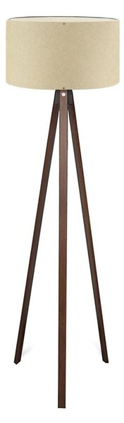 Stojacia lampa AYD 1xE27/40W/230V béžová/hnedá