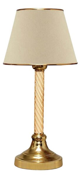 Stolná lampa AYD 1xE27/40W/230V béžová/zlatá