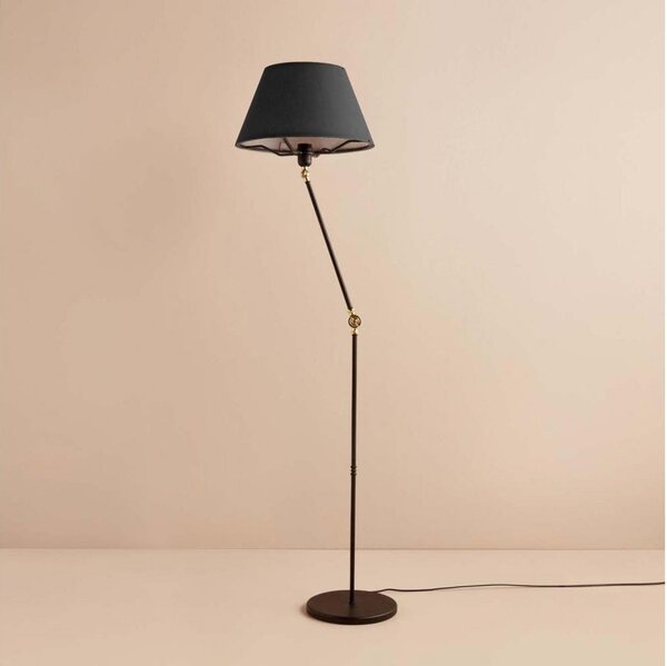 Flexibilná stojaca lampa AYD 1xE27/40W/230V čierna