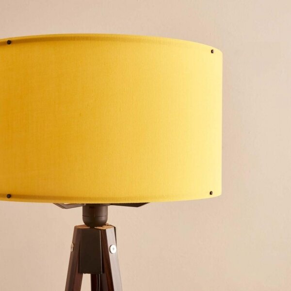 Stojacia lampa AYD 1xE27/40W/230V hnedá/oranžová