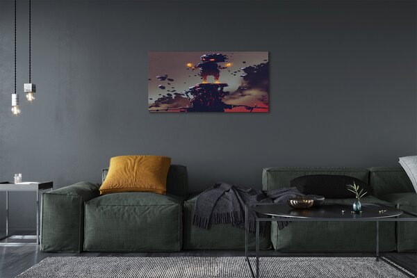 Obraz canvas Formulár dym oheň 100x50 cm