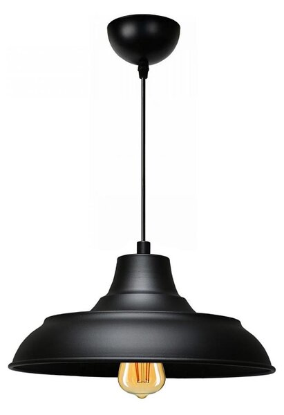 Luster na lanku AYD 1xE27/40W/230V čierna
