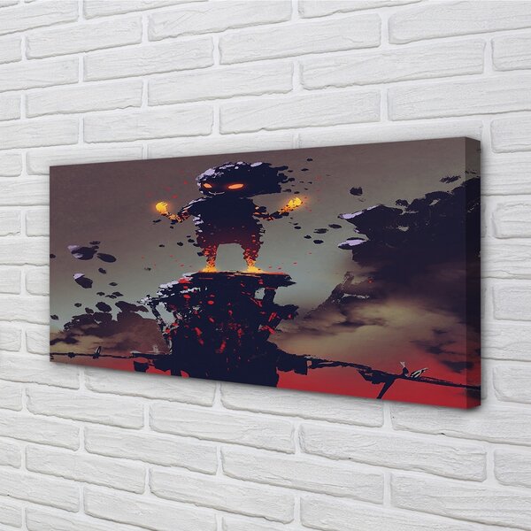 Obraz canvas Formulár dym oheň 100x50 cm
