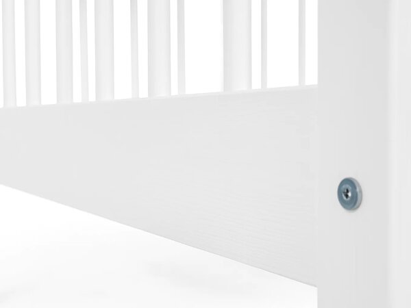 Wilsondo Detská drevená posteľ s úložným priestorom 180x80 Lesanka - biela