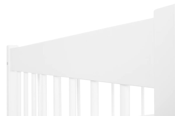 Wilsondo Detská drevená posteľ s úložným priestorom 180x80 Lesanka - biela