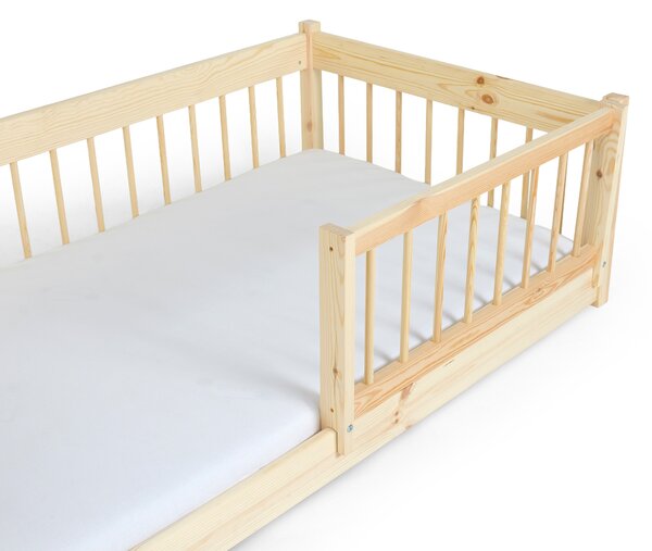 Wilsondo Detská drevená montessori posteľ 180x80 Lesanka - borovica