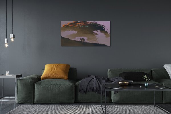 Obraz canvas Muž hrozný charakter hlavy 100x50 cm