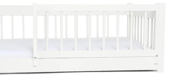 Wilsondo Detská drevená montessori posteľ 180x80 Lesanka - biela