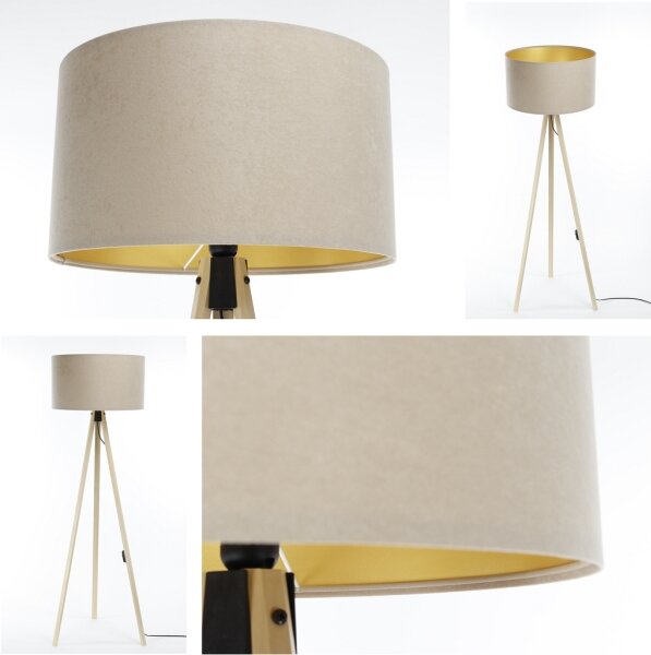 Stojacia lampa STANDART 1xE27/60W/230V béžová
