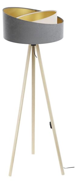 Stojacia lampa GALAXY 1xE27/60W/230V šedá/béžová