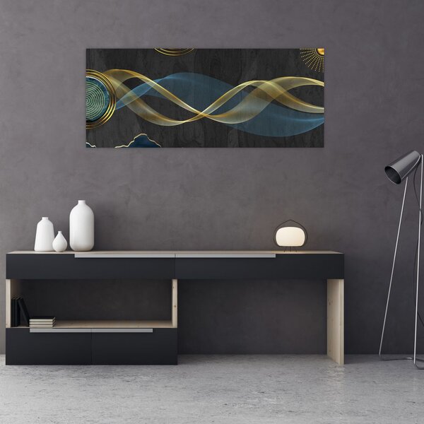 Obraz - Abstrakcia (120x50 cm)