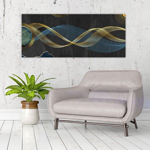Obraz - Abstrakcia (120x50 cm)