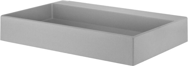 Deante Correo, granitové umývadlo na dosku 600x400x100 mm, šedá metalíza, CQR_SU6S