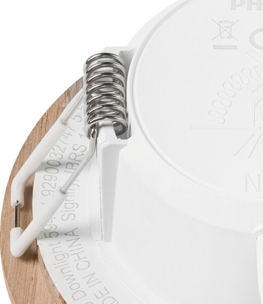 LED zapustené svietidlo WOODY SPOT LED/5,5W/230V 4000K dub pr. 10 cm