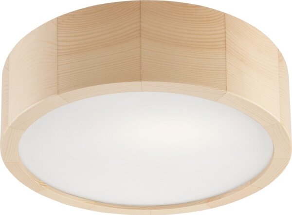 Stropné kúpeľňové svietidlo NATURAL 2xE27/15W/230V IP54 borovica pr. 27 cm