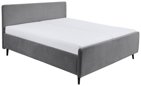 ČALÚNENÁ POSTEĽ, 160/200 cm, tmavosivá MID.YOU - Online Only spálne, Online Only