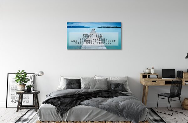 Obraz canvas sea panorama 100x50 cm