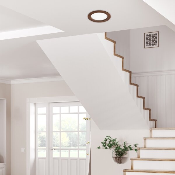 LED podhľadové svietidlo WOODY SPOT LED/16,5W/230V 4000K čerešňa, pr. 18,5 cm
