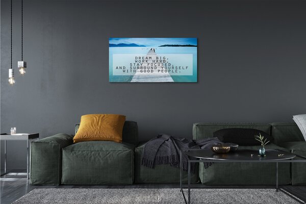Obraz canvas sea panorama 100x50 cm
