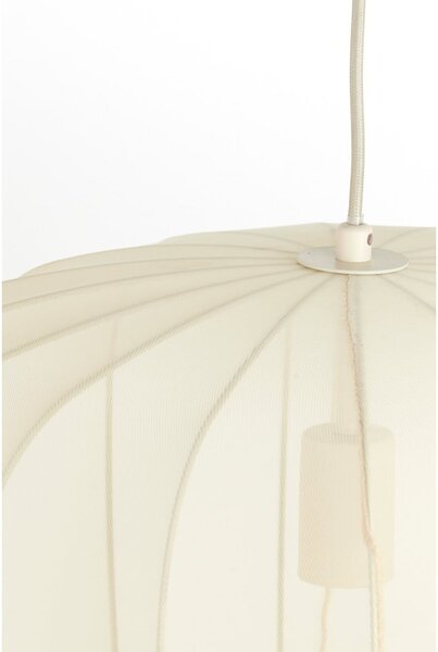 Krémové stropné svietidlo ø 50 cm Plumeria - Light & Living
