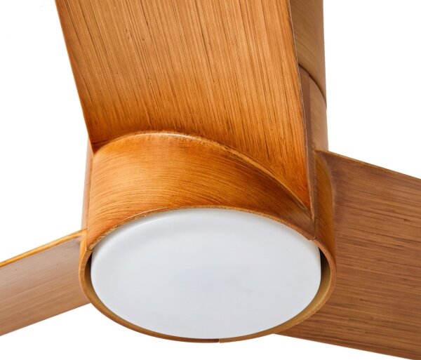 ZEVENTI - LED stropný ventilátor BARROSA LED/18W/230V Wi-Fi Tuya hnedá + DO