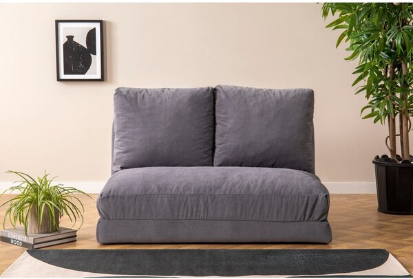 Sivá rozkladacia pohovka 120 cm Taida – Balcab Home