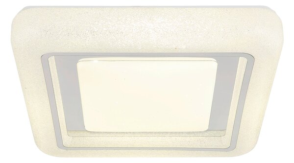 STROPNÉ LED SVIETIDLO, 38/38/7,5 cm Globo - Online Only bytové doplnky, Online Only