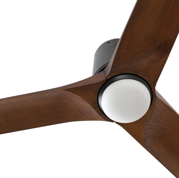 FARO 33839-1TW-LED stmievateľný ventilátor HEYWOOD TUB L 10W/230V borovica/čiern