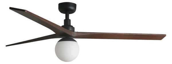 FARO 34276WT-11L - Stropný ventilátor KLIM L 1xE27/15W/230V orech/čierny pr.150c