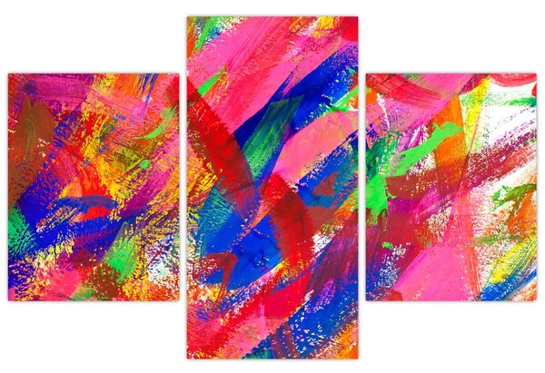 Obraz - Farebná abstrakcia (90x60 cm)