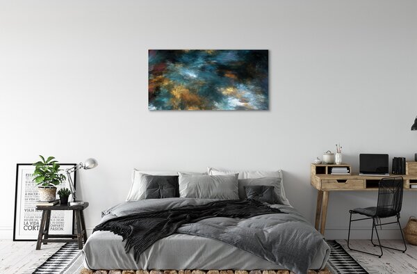Obraz na plátne farebné kaša 100x50 cm