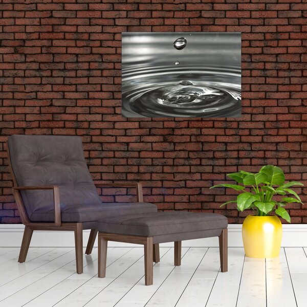 Obraz kvapky vody (70x50 cm)