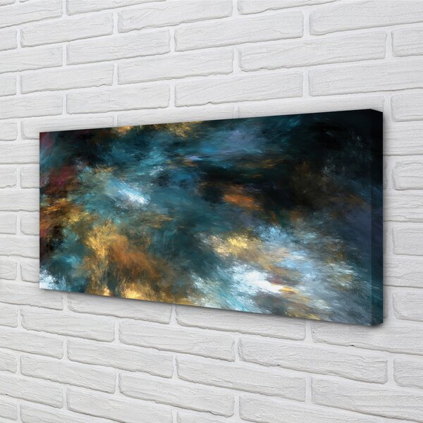 Obraz na plátne farebné kaša 100x50 cm