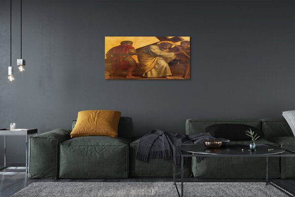 Obraz na plátne Jesus cross ľudia 100x50 cm