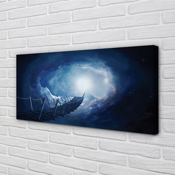Obraz canvas Oblohy zatiahnuté bridge 100x50 cm