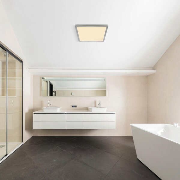 STROPNÉ LED SVIETIDLO, 29,4/29,4/25 cm Globo - Online Only bytové doplnky, Online Only