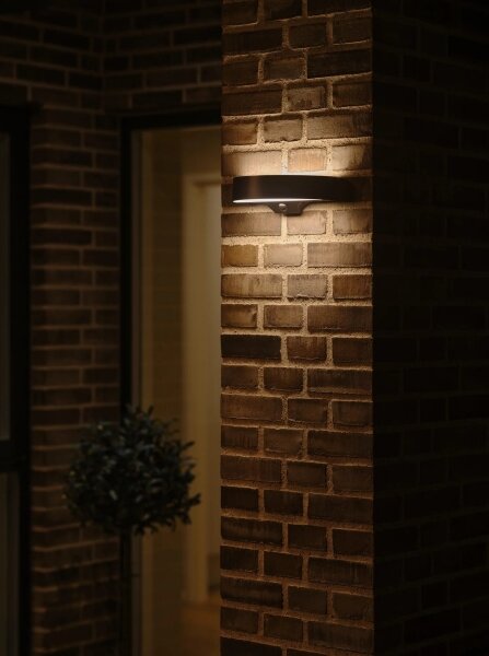 Nordlux - LED solárne nástenné svietidlo MONAY LED/5W/5V IP44 so senzorom