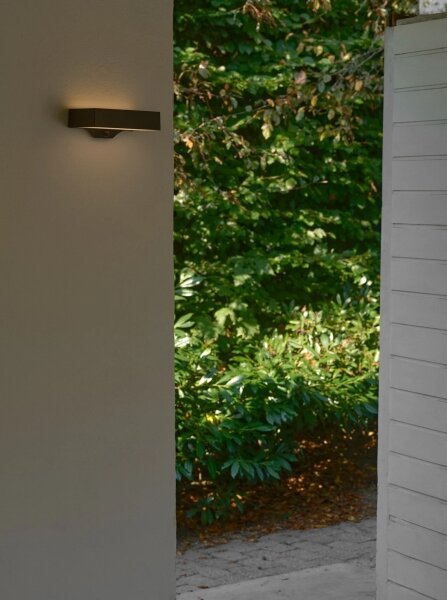 Nordlux - LED solárne nástenné svietidlo MONAY LED/5W/5V IP44 so senzorom