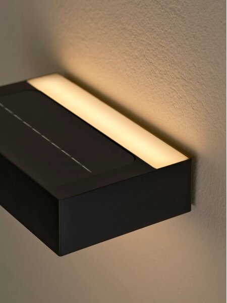 Nordlux - LED solárne nástenné svietidlo MONAY LED/5W/5V IP44 so senzorom