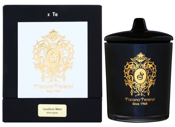 Tiziana Terenzi Black Laudano Nero vonná sviečka s viečkom 500 g